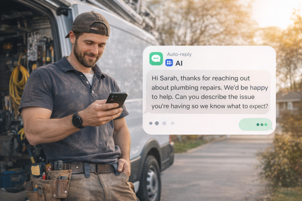 AI powered auto replies